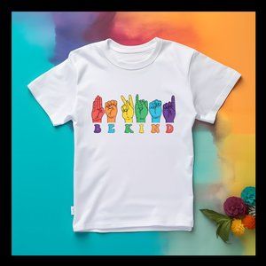 Be Kind Sign Language Unisex T-shirt